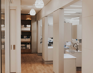 our Ormond Beach dental clinic treatment area.